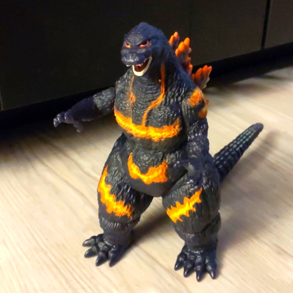 Godzilla 2021 Playmates Burning beast 1995 Action Figure 7"